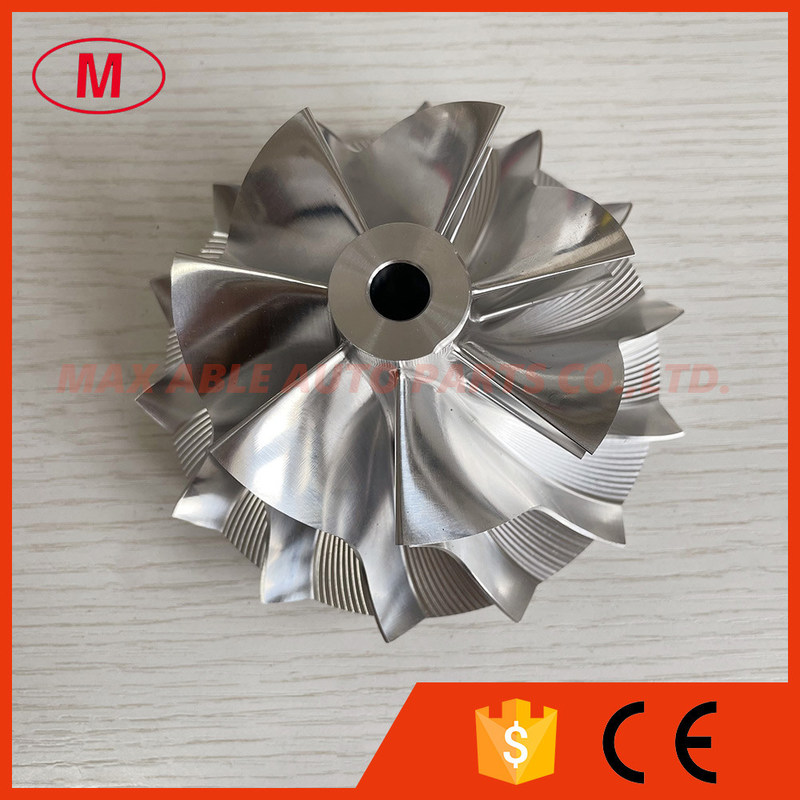 S400SX 7+7 blades 179345 82.20/110.80mm high performance turbo milling/aluminum 2618/billet compressor wheel