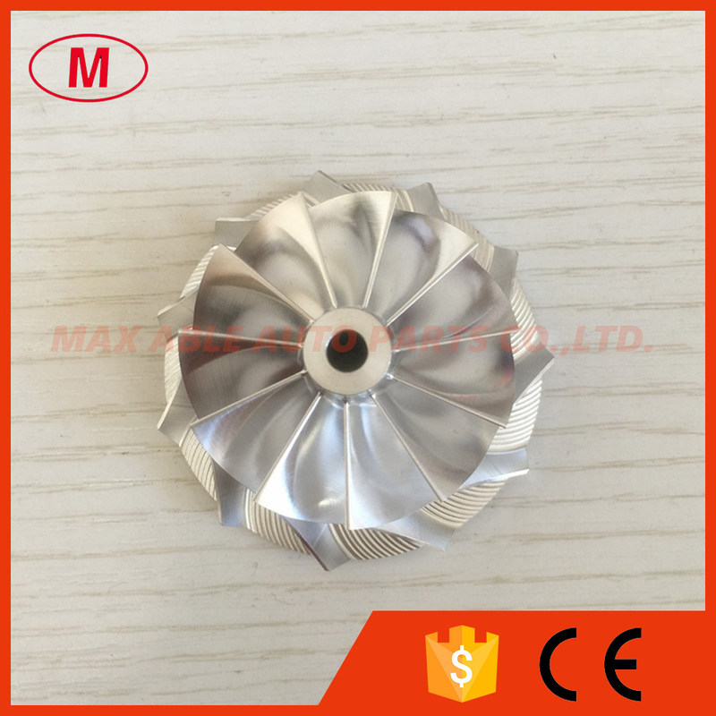 TD04HL 16T 49189-00016 43.43/56.02mm 11+0 blades Turbo Billet compressor wheel for 