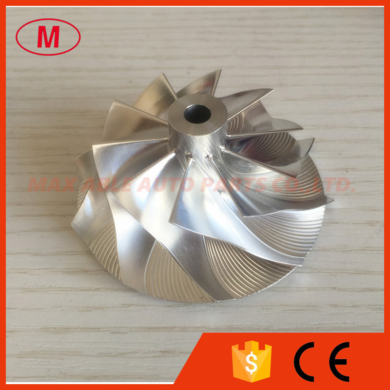 GT28 49.70/67.40mm 10+0 blades 446179-0094/816366-0001 racing turbo billet compressor wheel