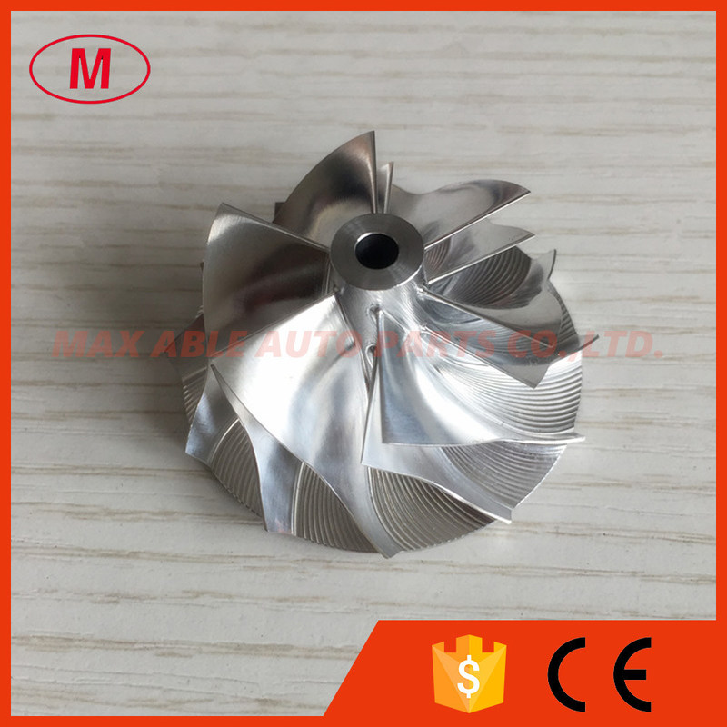 K04 41.00/50.96mm 5304-123-2036 6+6 blades aluminum 2618/milling/ billet compressor wheel