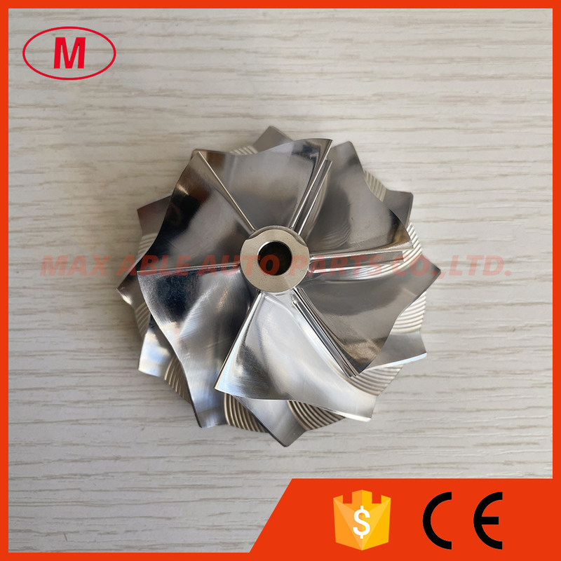TD05H 54.06/71.40mm 6+6 blades Performance GT30 profile, high Blade turbo milling/aluminum 2618/billet compressor wheel