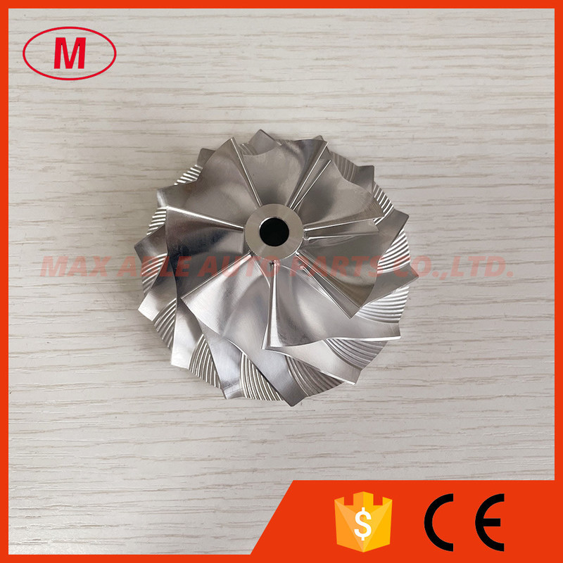 TD07S forward 53.91/78.00mm 7+7 blades high performance turbo milling /aluminum 2618/billet compressor wheel