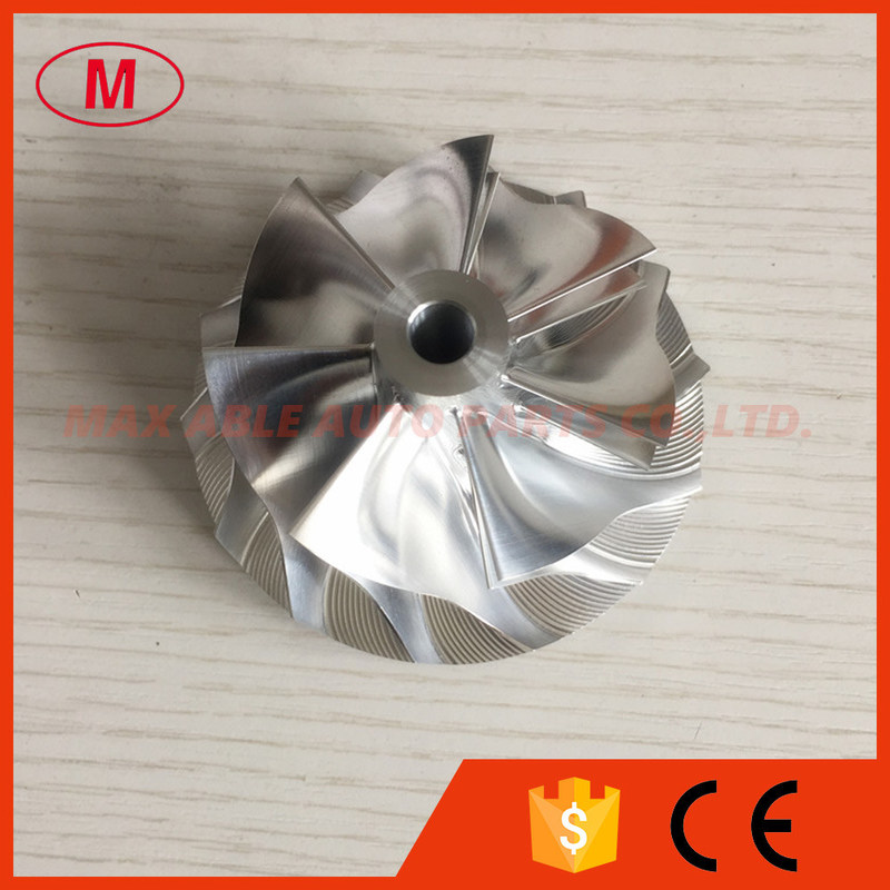 K26 5326-123-2209 54.64/71.00mm 7+7 blades Turbo milling/aluminum 2618/billet compressor wheel for 5326-970-7700