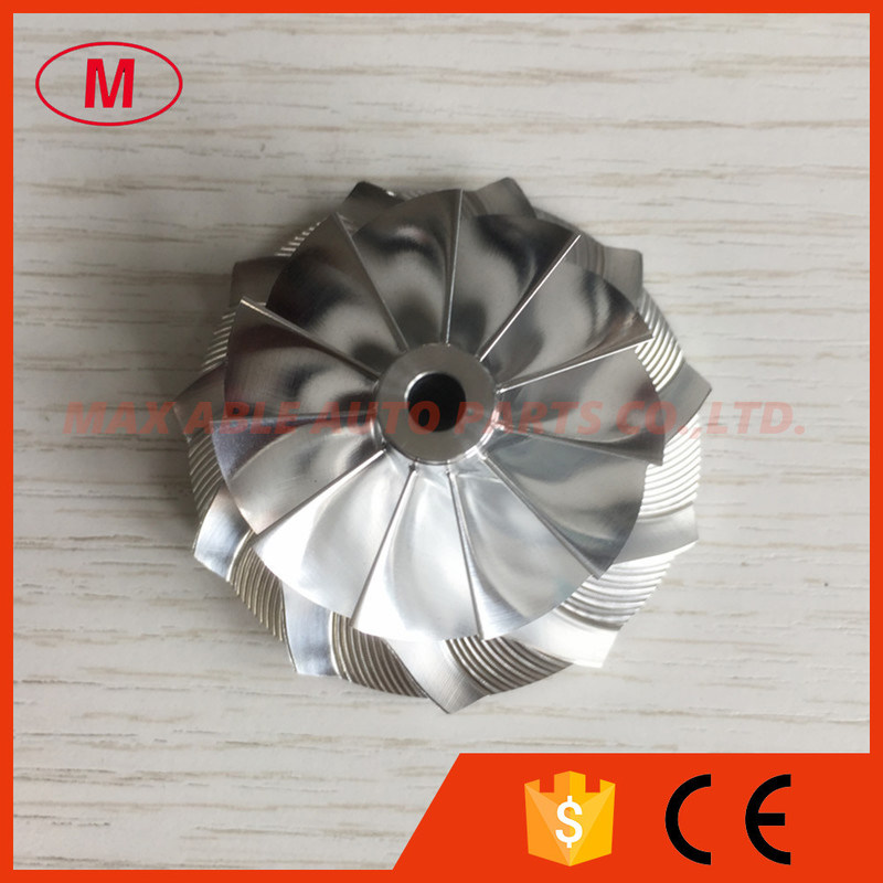 K04 37.84/50.96mm 5304-123-2209 11+0 blades turbo milling/aluminum 2618/billet compressor wheel for 5303-988-0099/102
