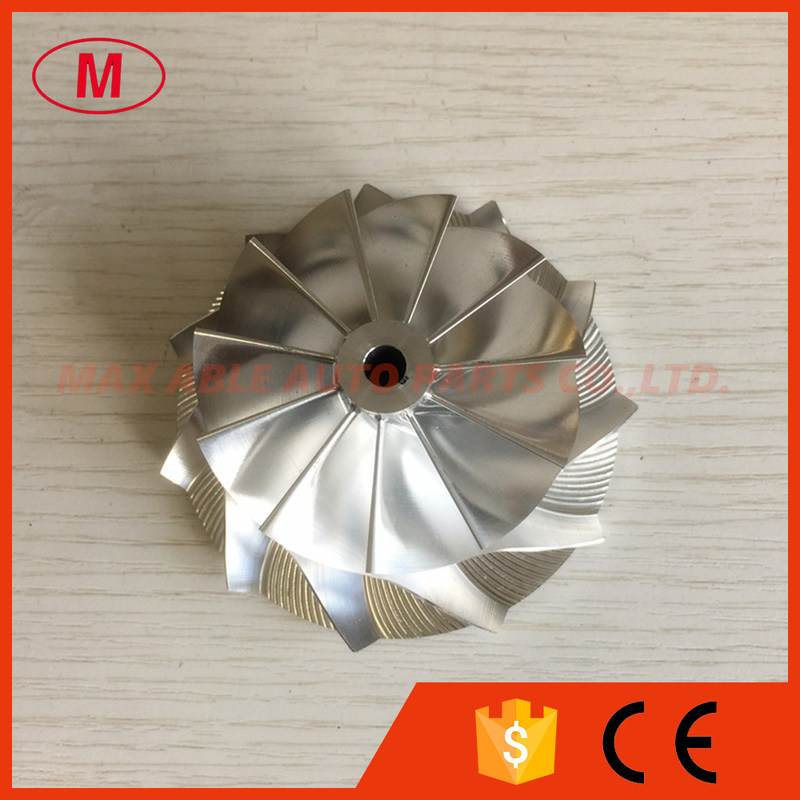 GT3037 11+0 blades 57.04/76.13mm 452708-0001 bore 5.99mm Performance billet compressor wheel for  700382-12/700177-7