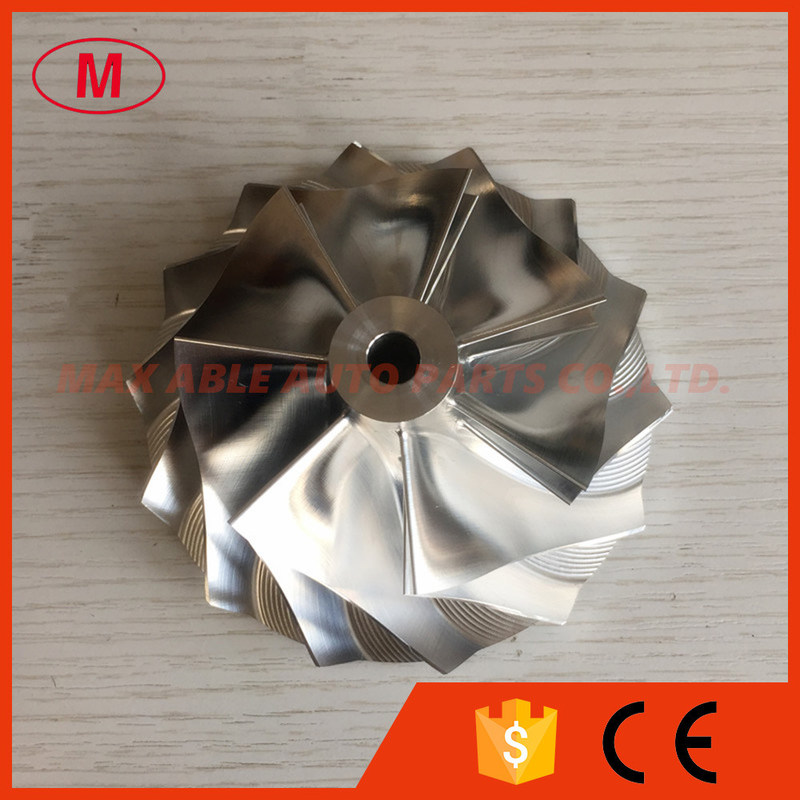 T88 34D 7+7 blade 69.67/95.00mm turbo milling/aluminum 2618/billet compressor wheel for 49188-02700
