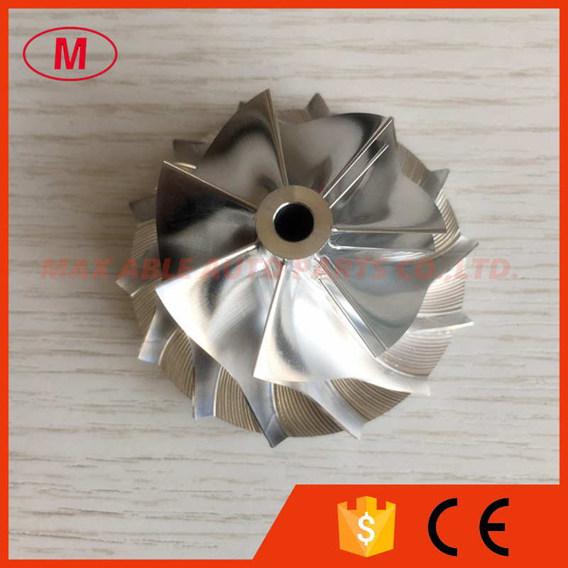 RHF5V 39.98/56.00mm 7+7 blades high performance turbo milling/aluminum 2618/billet compressor wheel for VB13