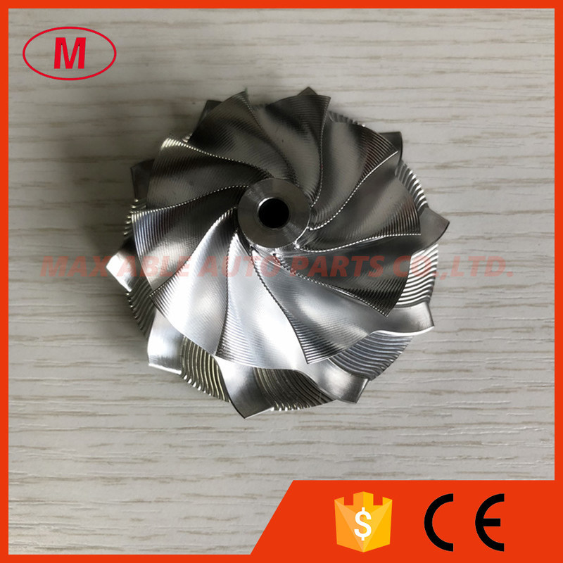 GT15-25 point milling 50.20/65.00mm 10+0 Blades 702549-0008HF V1 high performance aluminum 2618/billet compressor wheel