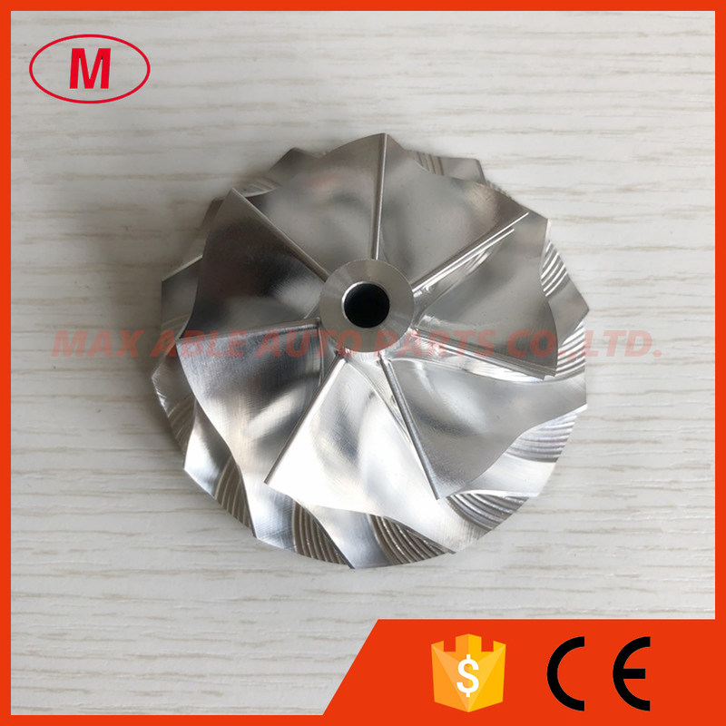 GT2871 452546-0005 53.11/70.98mm 7+7 blades turbo milling/aluminum 2618/billet compressor wheel for 452546-0005/Trim56