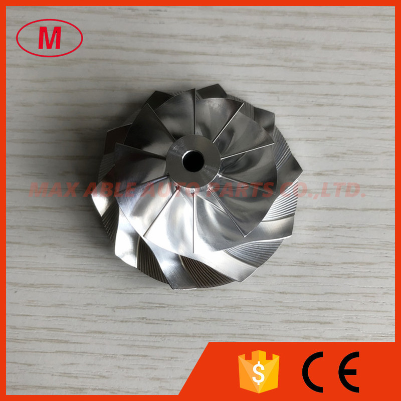 GTD2060VZ 42.84/60.01mm 10+0 blades performance Turbo Aluminum 2618/milling/billet compressor wheel for 839077-5002S