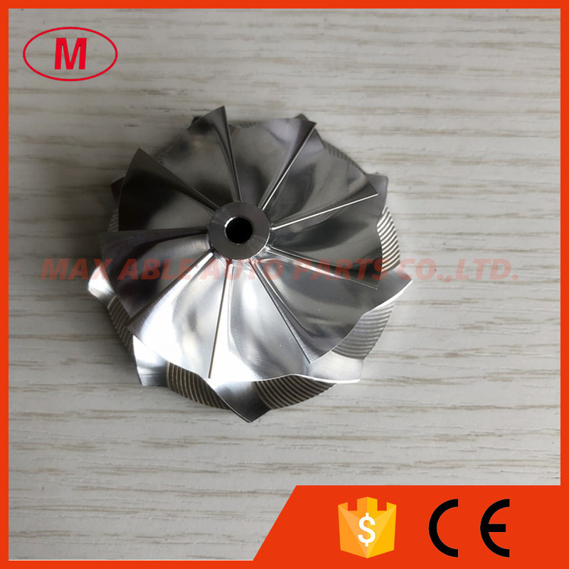 K04 51.03/61.98mm 9+0 blades high performance turbo aluminum 2618/millining /billet compressor wheel for turbo