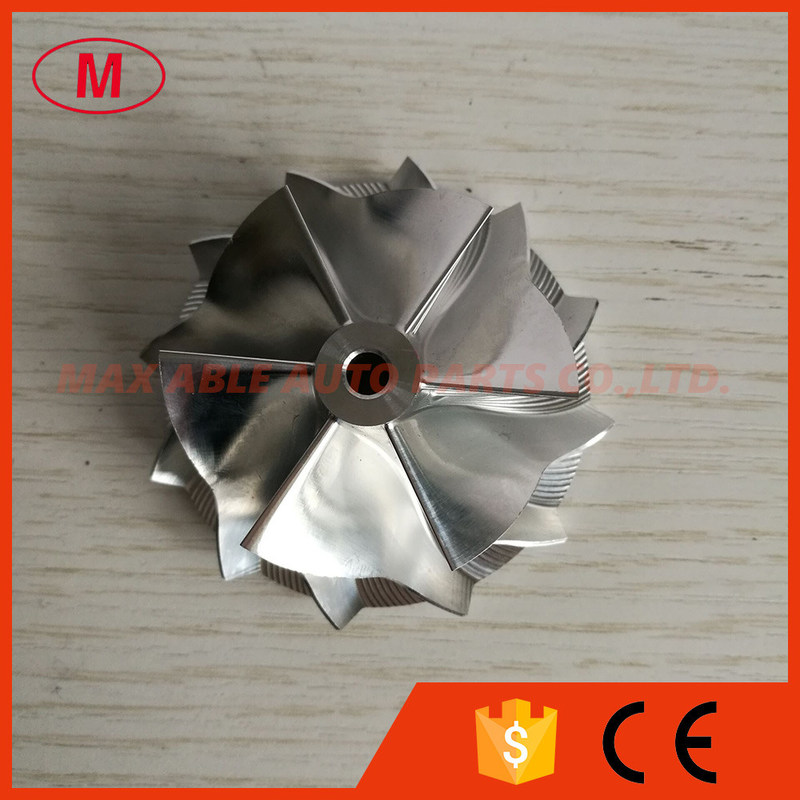 TD04HL 6+6 blades 49.62/61.01mm high performance turbocharger milling/aluminum 2618/billet compressor wheel