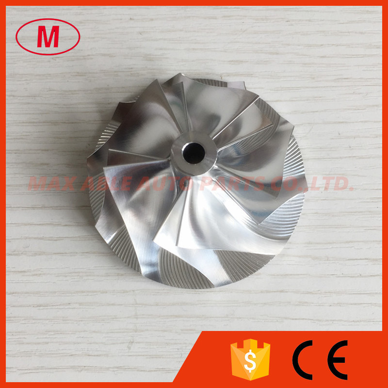 CT20B 48.04/68.00mm 5+5 Blades turbo aluminum 2618/milling/billet compressor wheel for TOYOTA