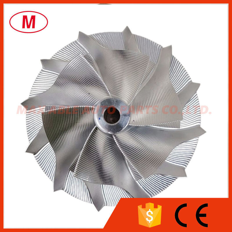 CT16V 44.00/62.00mm 6+6 blades point milling performance aluminum 2618/milling/billet compressor wheel