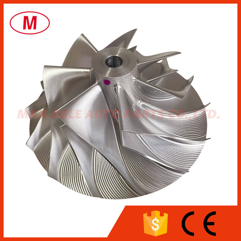 HX50 68.55/99.01mm 7+7 blades milling/aluminum 2618/billet compressor wheel