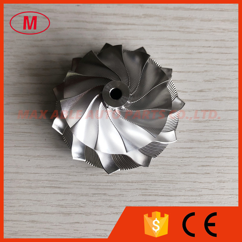 GT15-25 11+0 Blades  50.20/65.00mm 702549-0008HF V1 point milling snake high performance billet compressor wheel
