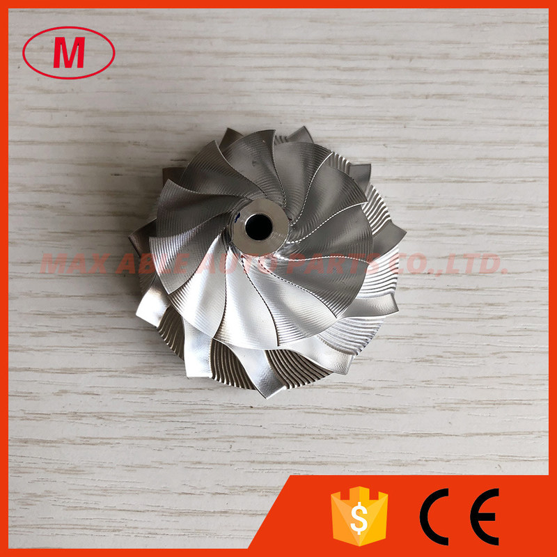 GT15-25 44.39/60.01mm 784369-0002 11+0Blades Point milling snake performance billet compressor wheel for 758351-0005
