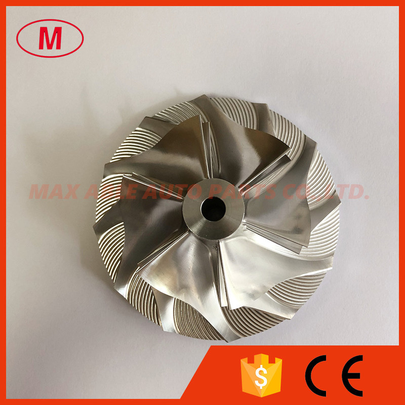 HE531VE 3593686 66.92/99.01mm 6+6 blades Turbo milling/aluminum 2618/billet compressor wheel for 4044319/4044840/4047075/4044198/3781169
