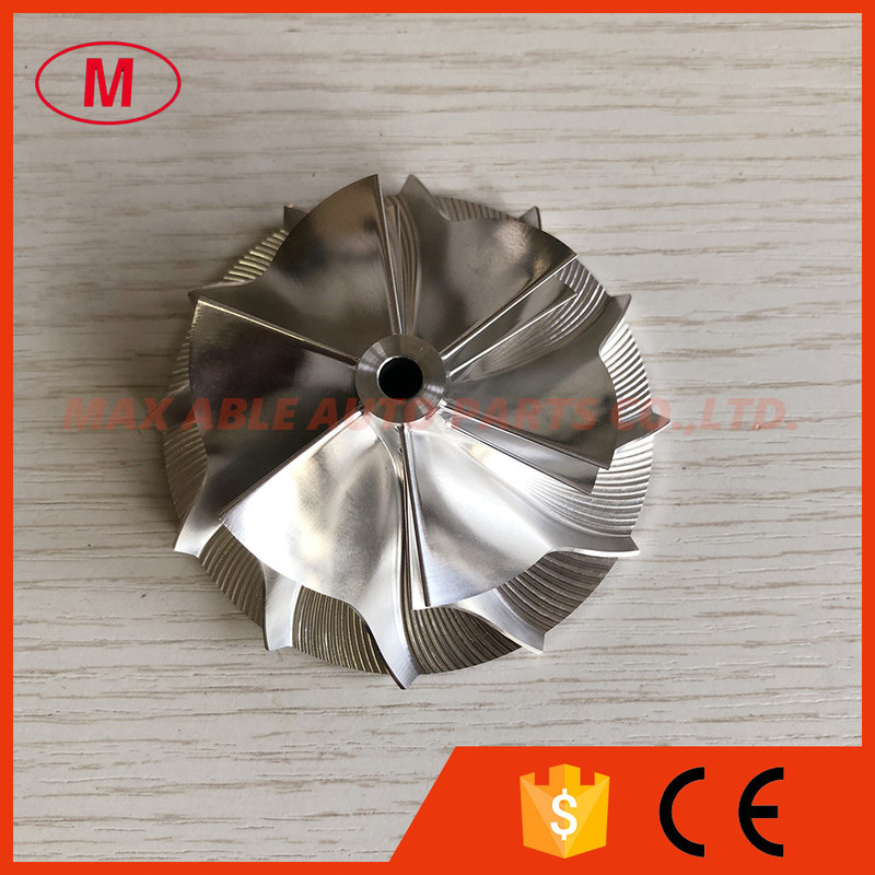 RHF5 54.06/71.40mm 6+6 Blades high performance turbo aluminum 2618/billet compressor wheel