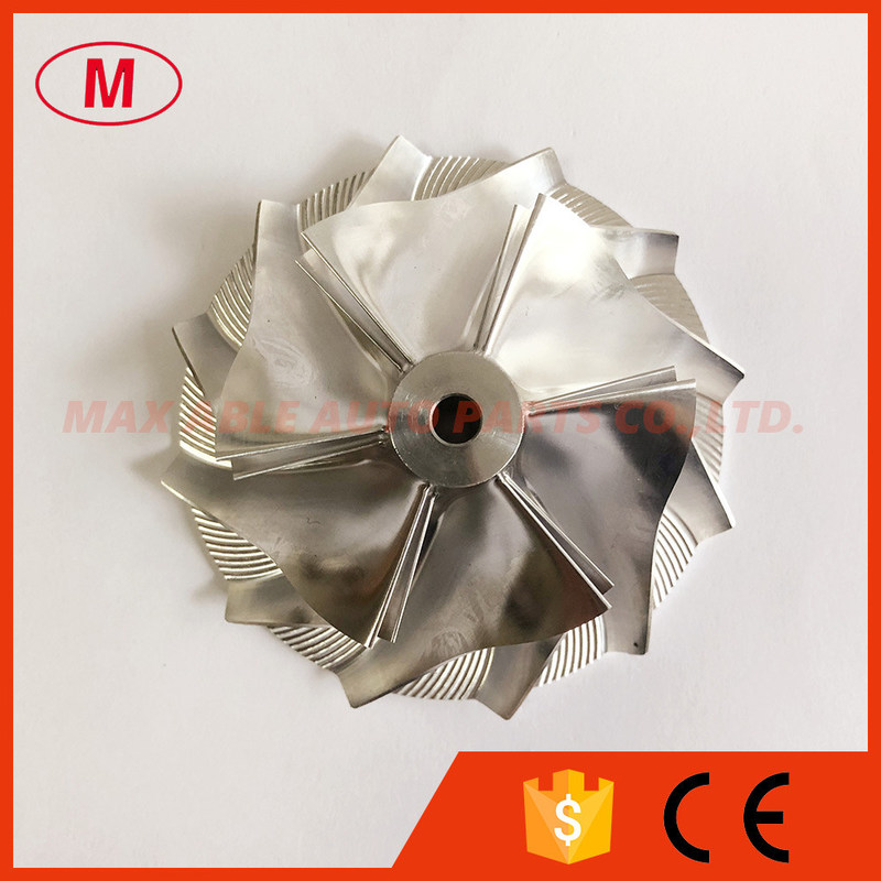 TD04HL 18G reverse 50.38/68.00mm 6+6 blades high performance turbo milling/aluminum 2618/billet compressor wheel
