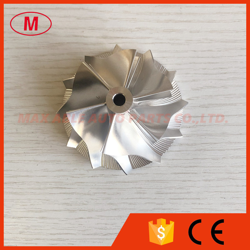 GTX3071 xx8849-2 54.06/71.40mm 6+6 blades performance bore:6.00 billet compressor wheel for 803712-0001/700711-0046
