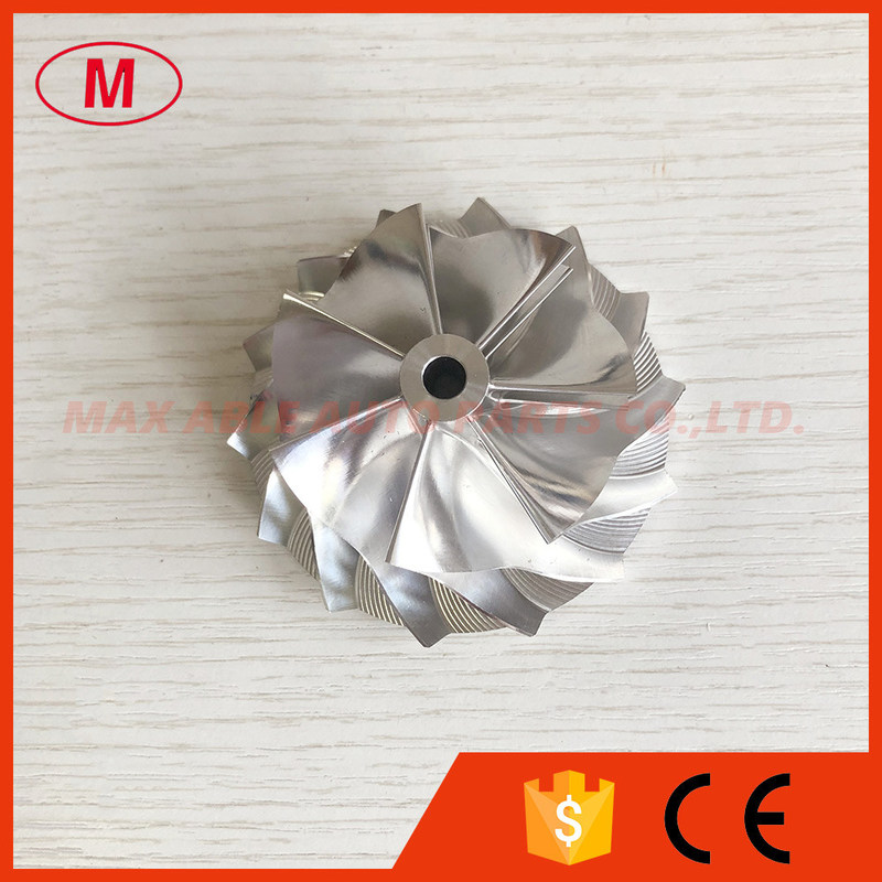 GT2871 452546-0005 53.11/70.98mm 7+7 blades high performance turbo milling/aluminum 2618/billet compressor wheel