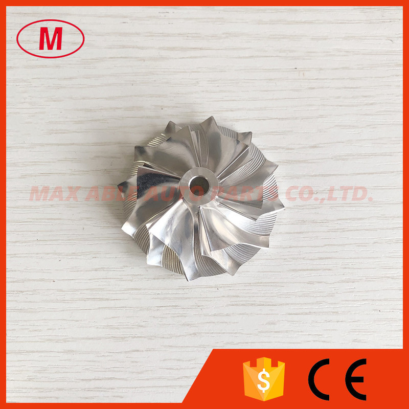TB2514 445347-0018 40.31/54.39mm 6+6blades Performance  aluminum 2618/milling/billet compressor wheel for 465555-0002