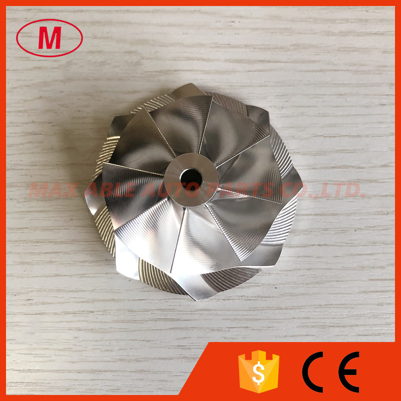 GTX3071 GEN ll 8+0 blades 54.06/71.40mm point milling turbo billet/milling/aluminum 2618 compressor wheel