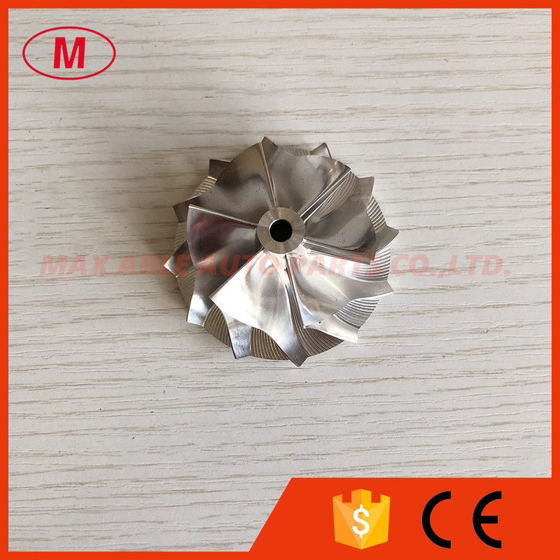 TD04HL 16T 49189-00016 43.43/56.02mm 6+6 blades high performance Turbo milling/aluminum 2618/billet compressor wheel
