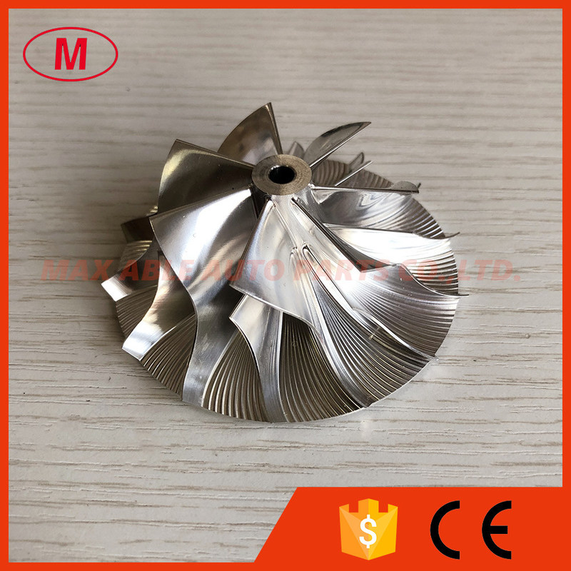 K04 50.33/72.60mm 7+7 blades high performance turbo milling/aluminum 2618/billet compressor wheel