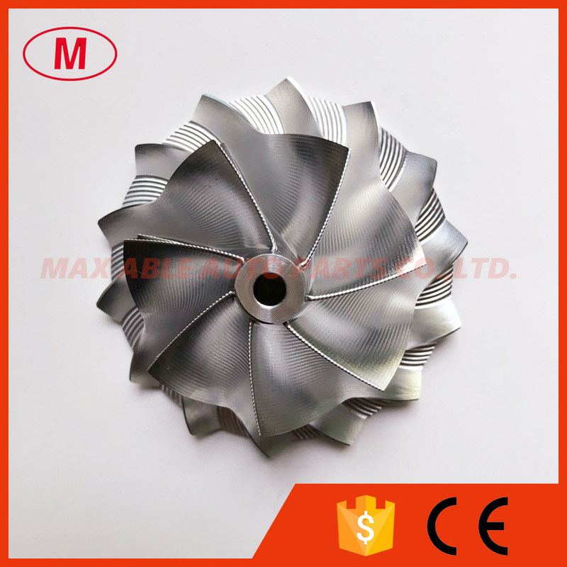 GT3584 7+7 blades 61.33/84.00mm Performance point milling turbo billet/milling/aluminum 2618 compressor wheel for racing