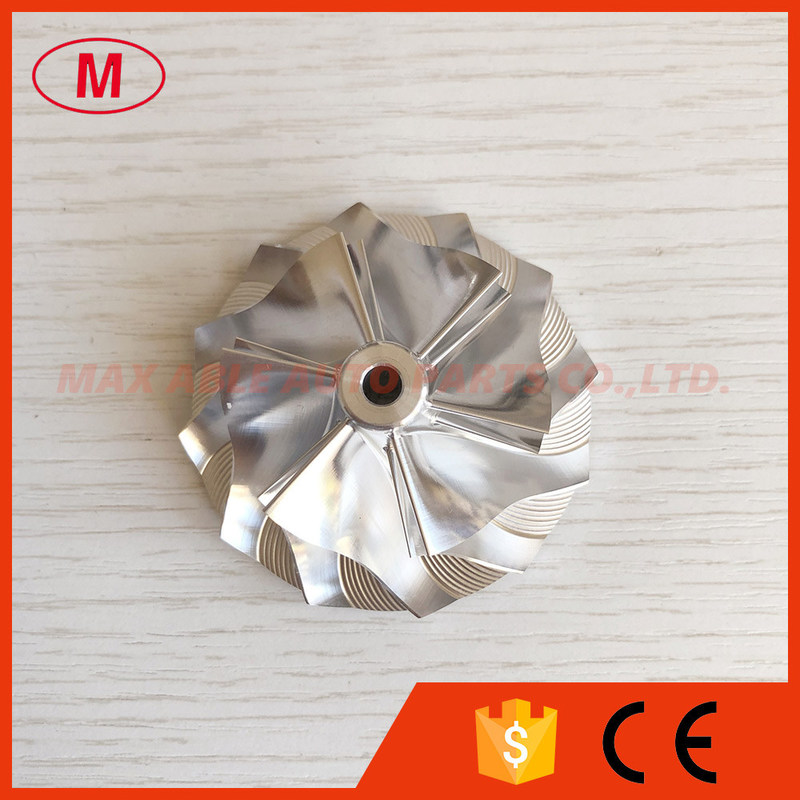 K04 forward 40.75/56.02mm 6+6 blades turbo milling/aluminum 2618/billet compressor wheel