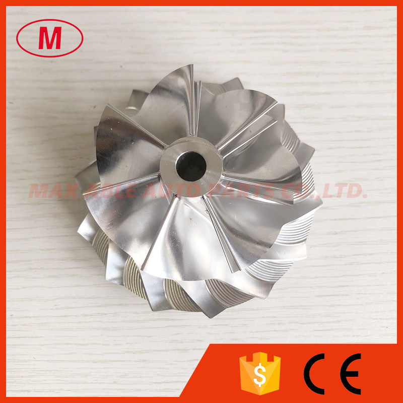 S400 171691 74.53/101.44mm 7+7 blades Turbo Billet/milling/aluminum 2618 compressor wheel for S374/S375 : 171702