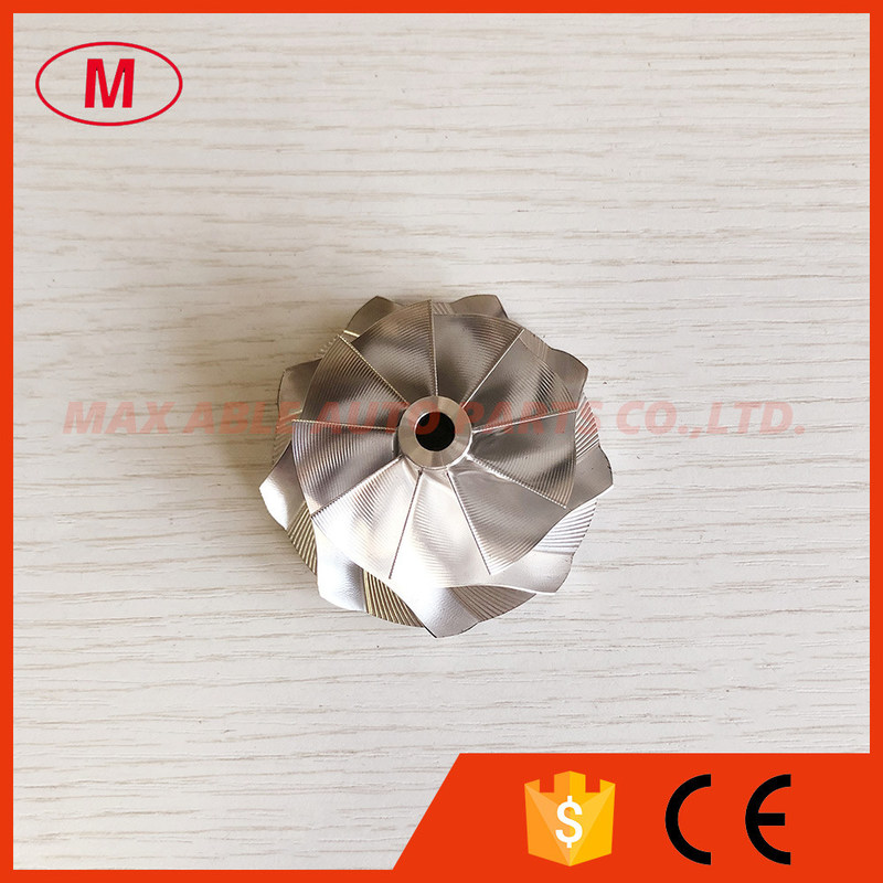 RHF5HB 46.50/59.94mm 9+0 blades point milling Turbocharger milling/aluminum 2618/billet compressor wheel