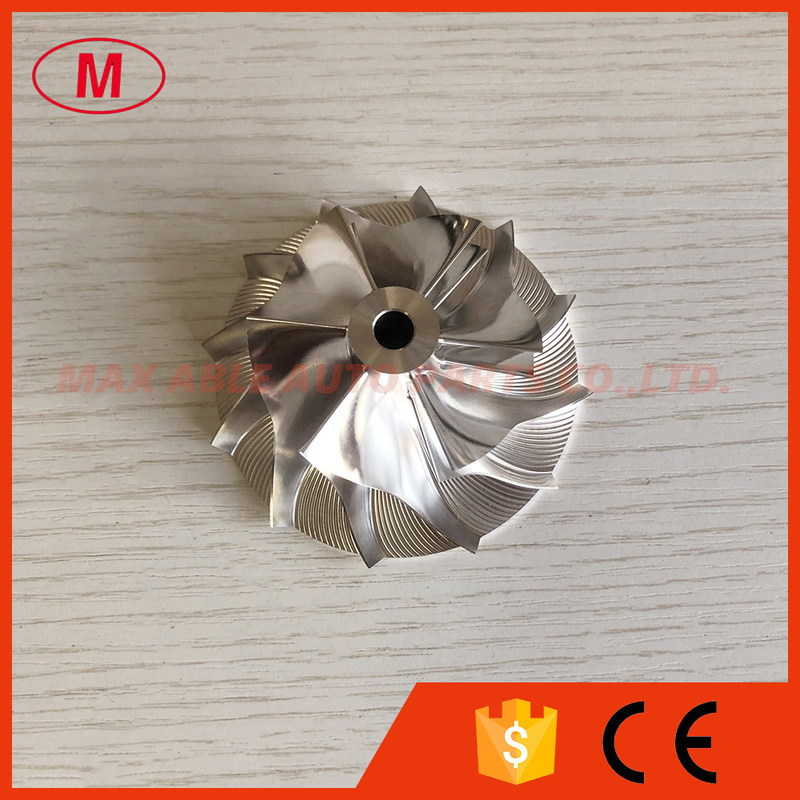 CT26 49.20/71.00mm 6+6 blades Turbocharger Aluminum 2618/Milling/Billet compressor wheel ​