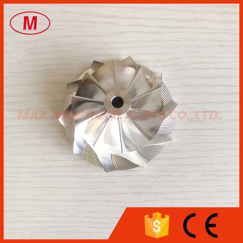 GT28 49.70/67.40mm 10+0 blades  turbocharger milling/aluminum 2618/billet compressor wheel for 446179-0094/816366-0001