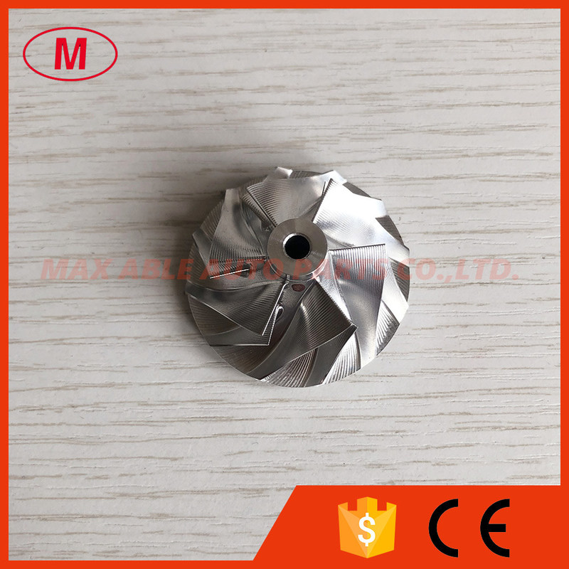KP35 reverse 6+6 blades 30.39/43.00mm point milling turbo milling/aluminum 2618/billet compressor wheel