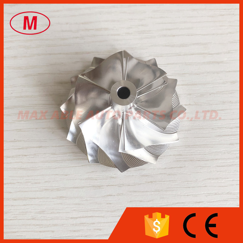 GTA15-25 436132 43.41/56.02mm 11+0 blades high performance turbo milling/aluminum 2618/billet compressor wheel