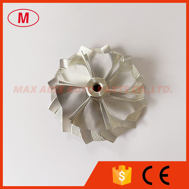 GT3782VAS 448856-0008 61.40/82.04mm 6+6 blades high performance turbo milling/aluminum 2618/billet compressor wheel