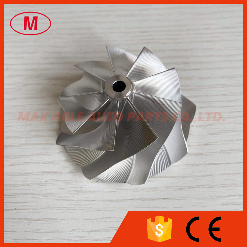 GT30 reverse 57.52/71.40mm 9+0 blades performanance point milling milling/aluminum 2618/billet compressor wheel