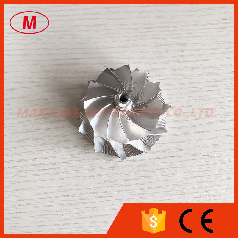 TD05H 52.56/68.01mm 11+0 blades high performance point milling Bullet Head milling/aluminum 2618/billet compressor wheel