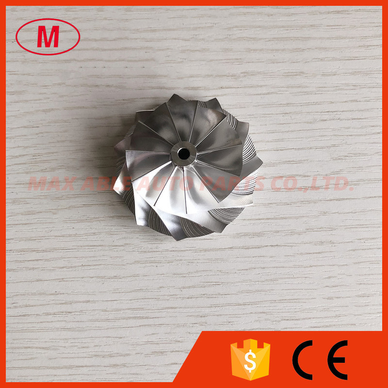 GT12 42.12/56.03mm 11+0 blades high performance turbocharger milling/aluminum 2618/billet compressor wheel