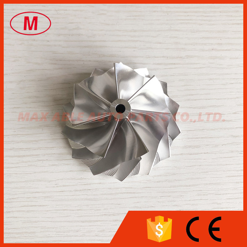 B03G reverse 7+7 blades 59.00/76.00mm High performance Turbo milling/aluminum 2618/billet compressor wheel cutback 0.0