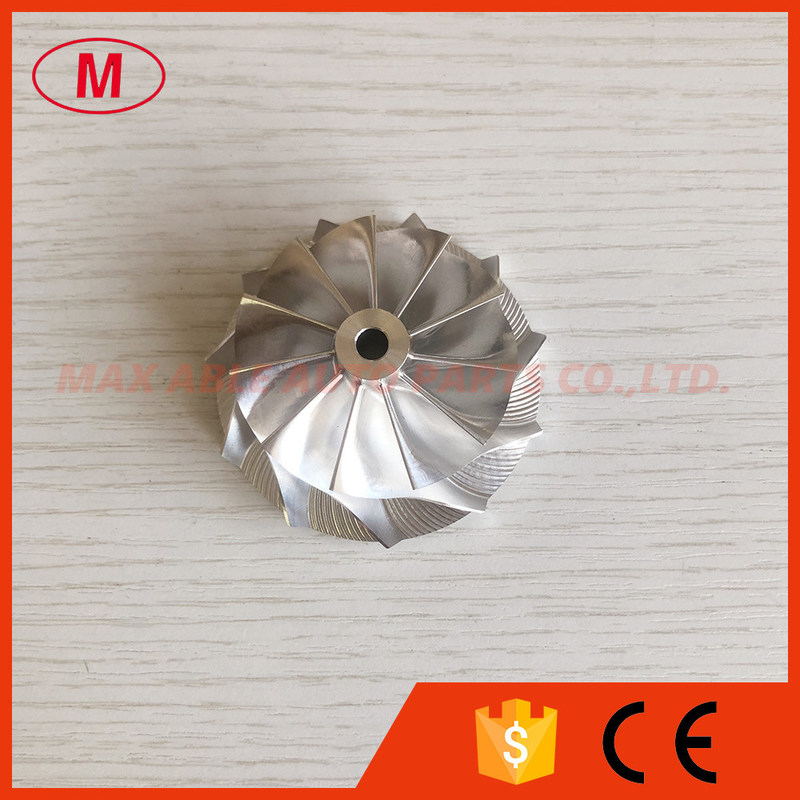 TD04HL 19T 46.02/58.00mm 11+0 blades 49189-X BILLET Turbocharger aluminum 2618/billet compressor wheel cutback:6.0