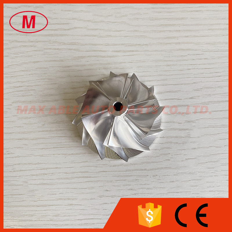 CT26 47.10/60.13mm 6+6 blades high performane Turbo aluminum 2618/milling/Billet compressor wheel