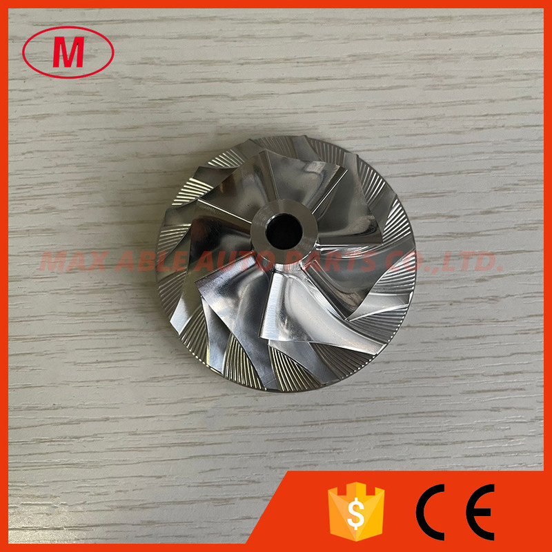S200 41.41/63.60mm 7+7 blades turbo milling/aluminum 2618/billet compressor wheel for 1258-970-0001
