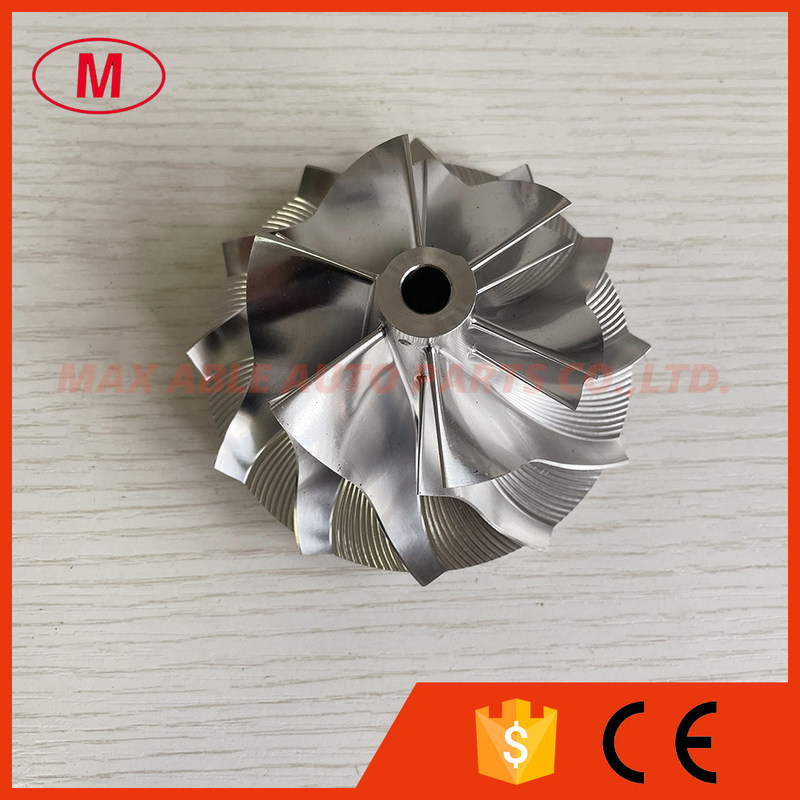 S300 173296 63.00/88.48 mm 6+6blades turbo milling/aluminum 2618/billet compressor wheel for 177283(S300SX3-63) racing